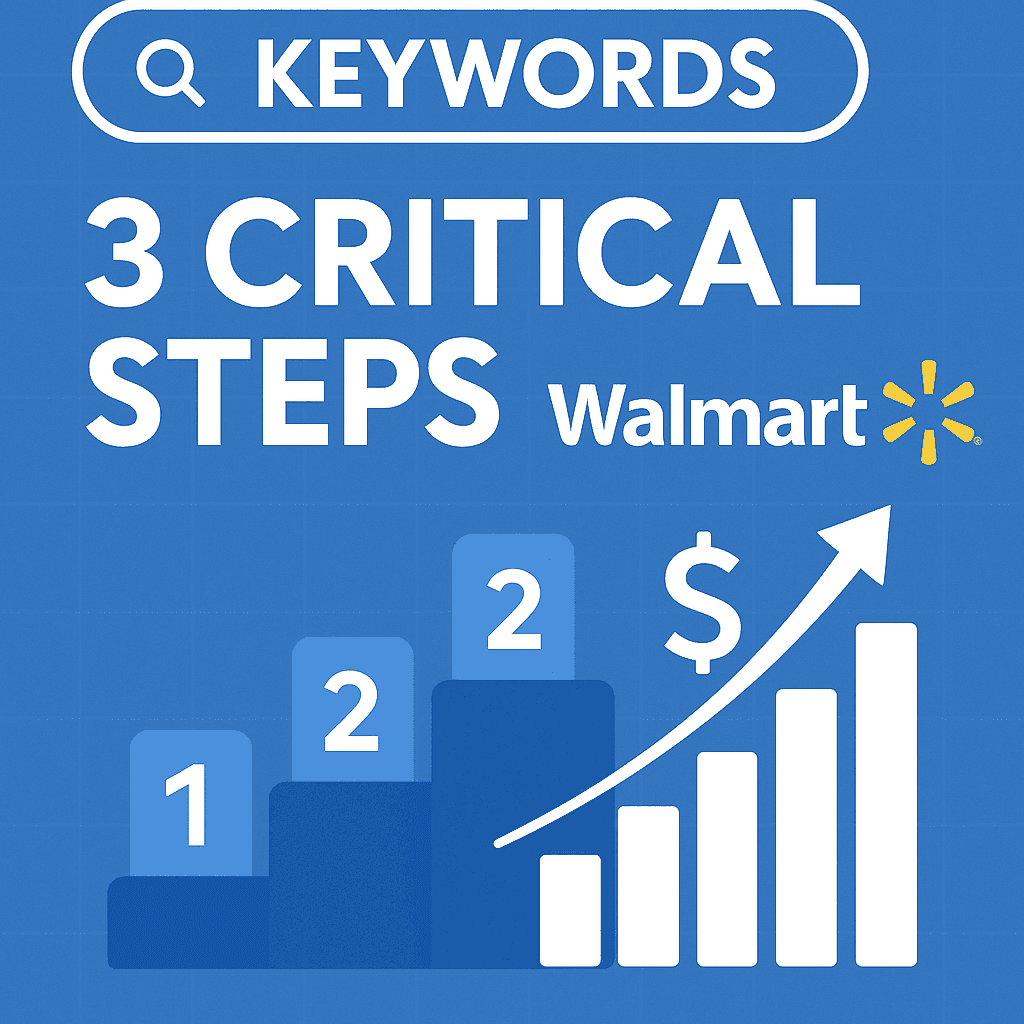3 Critical Steps for Using Keywords to Supercharge Your Walmart Sales