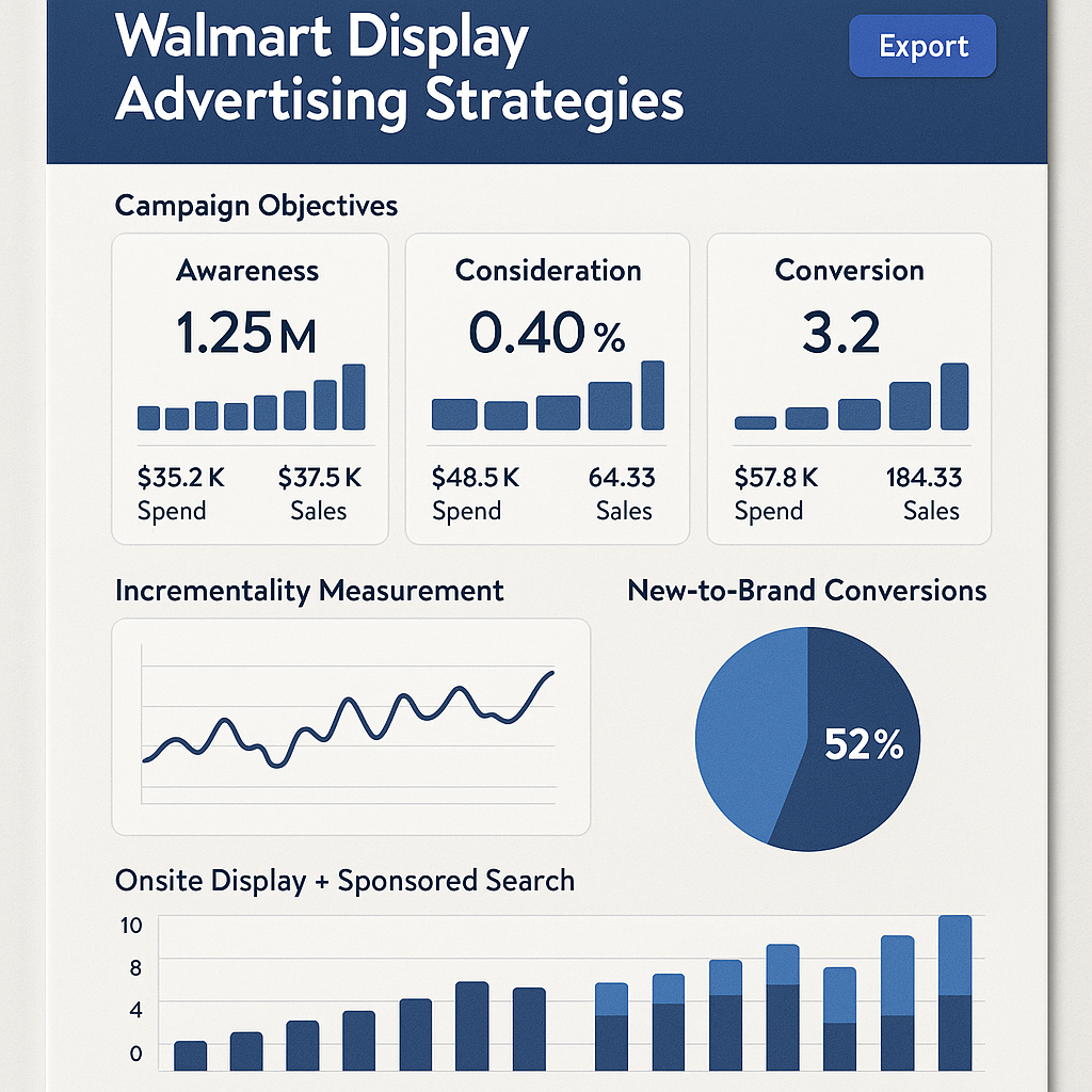 Display strategy dashboard