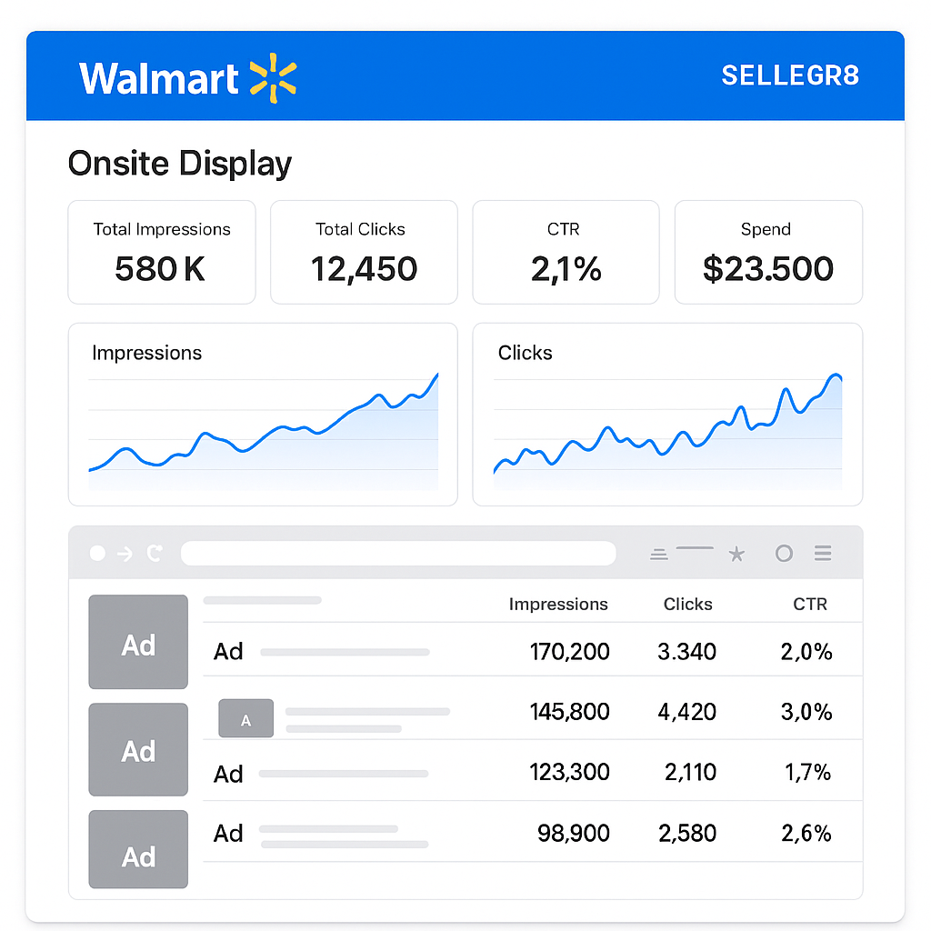 Walmart Onsite Display Dashboard